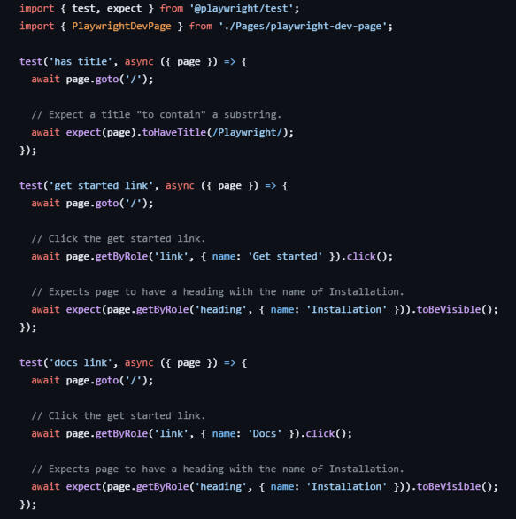 Example Test