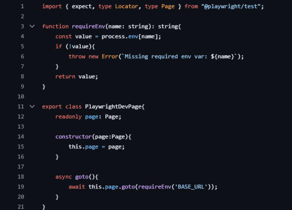 Page Object Example
